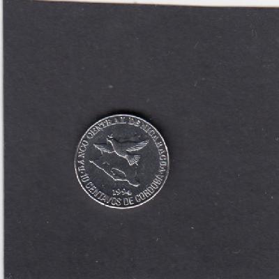 Beschrijving: 10 Centavos  BIRD  MAP